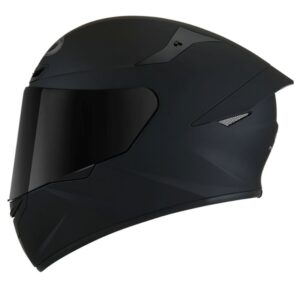 CAPACETE KYT TT COURSE PLAIN MATT BLACK PRETO FOSCO